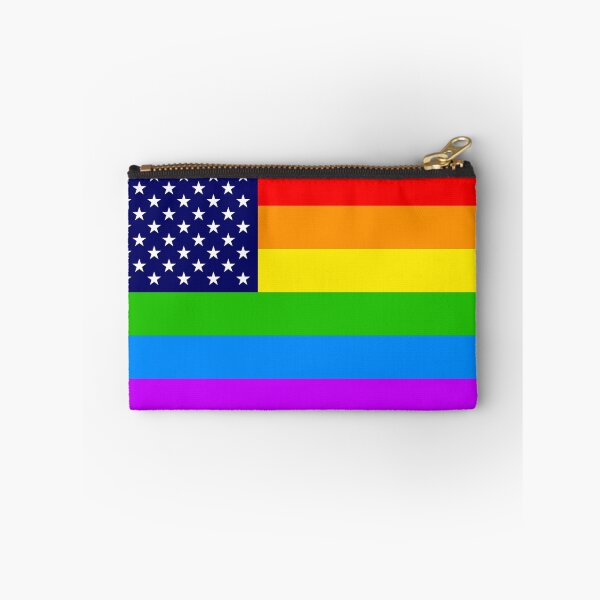 Item preview, Gay USA Rainbow Flag - American LGBT Stars and Stripes designed and sold by schildwaechter.