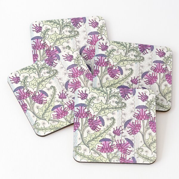 Item preview, Purple Thistles designed and sold by seacucumber.