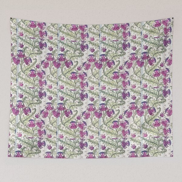 Item preview, Purple Thistles designed and sold by seacucumber.