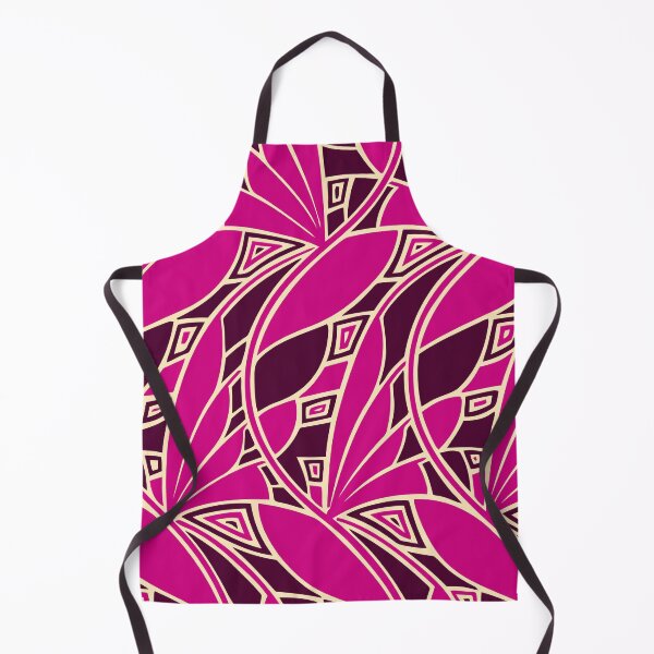 Item preview, Modern art nouveau tessellations cerise and amber designed and sold by aapshop.