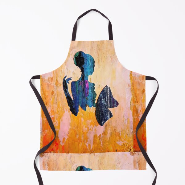 Item preview, Girl With A Fan & Orange Background designed and sold by Kevin Power.