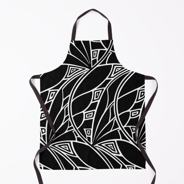 Aperçu de l'œuvre Tessellations art nouveau moderne noir et blanc créée et vendue par aapshop.