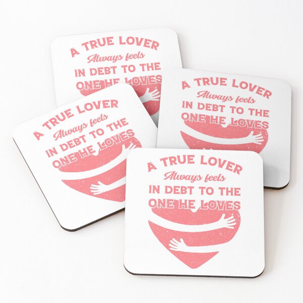 Item preview, A true lover always feels in debt to the one he loves designed and sold by Rima Amin.