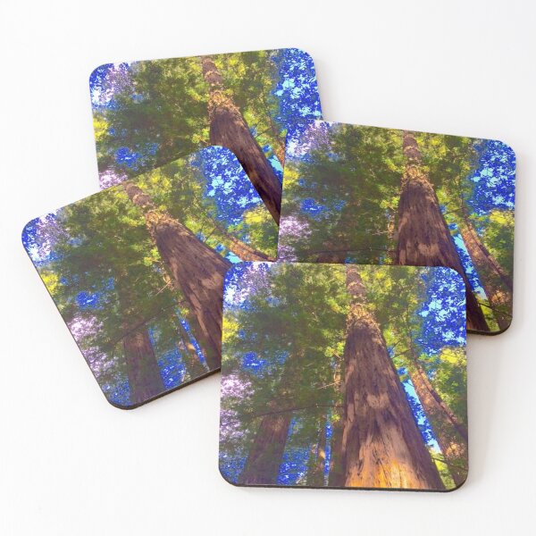 Item preview, Clump of Northern California Redwood Trees from Below designed and sold by AMGImpressions.