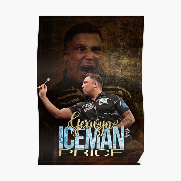 Der Iceman Price - Dartspieler Poster