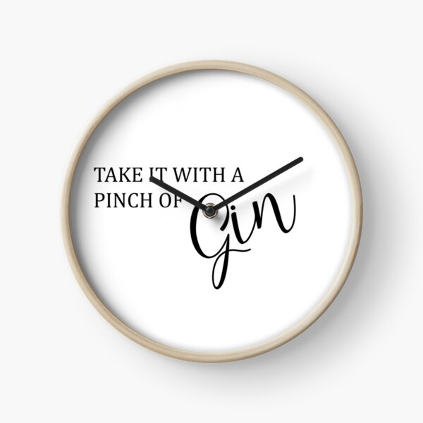 Item preview, TAKE IT WITH A PINCH OF GIN designed and sold by newtralic.