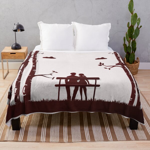 Item preview, Romantic Couple Sitting in The Park Looking to The Moon designed and sold by MHabeeb.