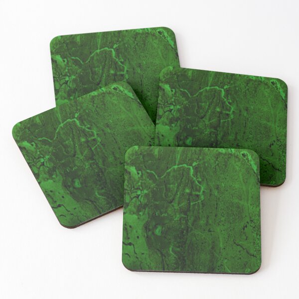 Item preview, Green abstract art designed and sold by nelllkata.
