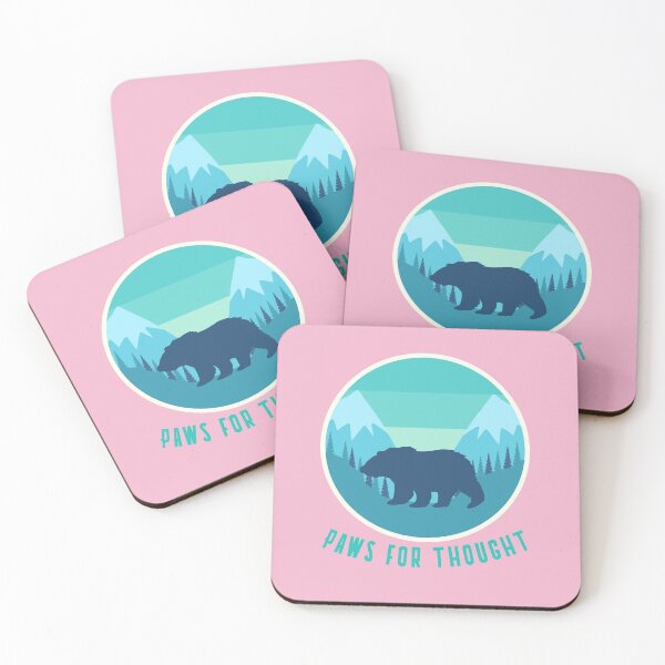 Item preview, Paws For Thought, hiking sticker pack, mountain climbing sticker pack, trekking,  designed and sold by HomeConscious.