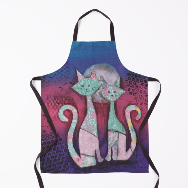 Item preview, Moonlight Cat Lovers designed and sold by artycraftylady.
