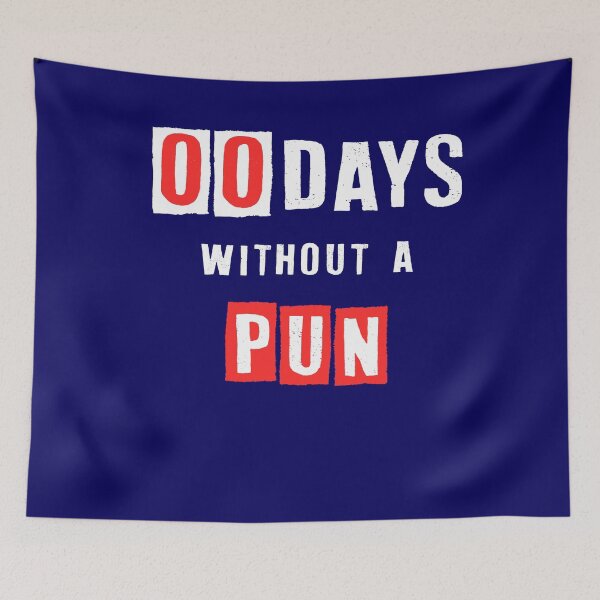 Item preview, 0 Zero Days without a Pun - Dad Joke Themed Funny Humor Gift designed and sold by WG-Factory.