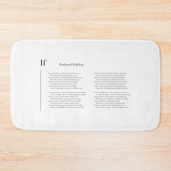 Item preview, If by Rudyard Kipling designed and sold by wisemagpie.