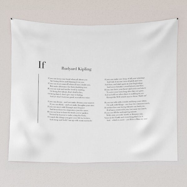 Item preview, If by Rudyard Kipling designed and sold by wisemagpie.