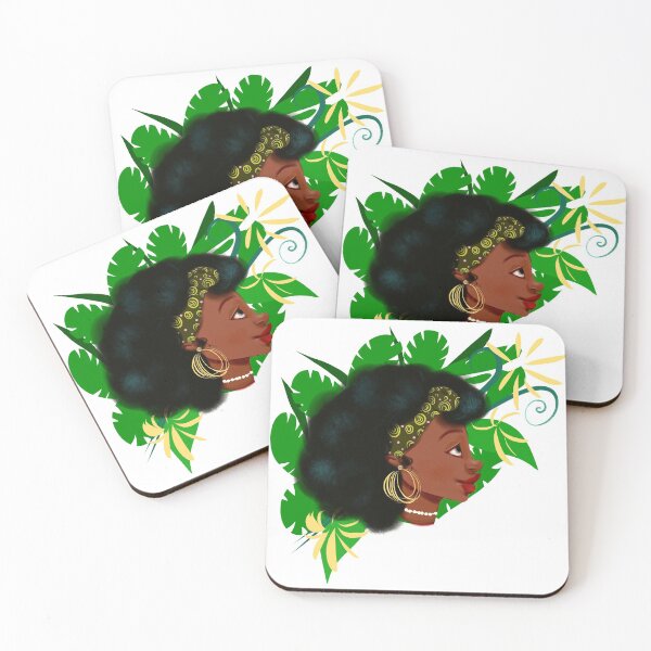 Item preview, Cute African Lady In Headwrap  designed and sold by Patricia Grannum.