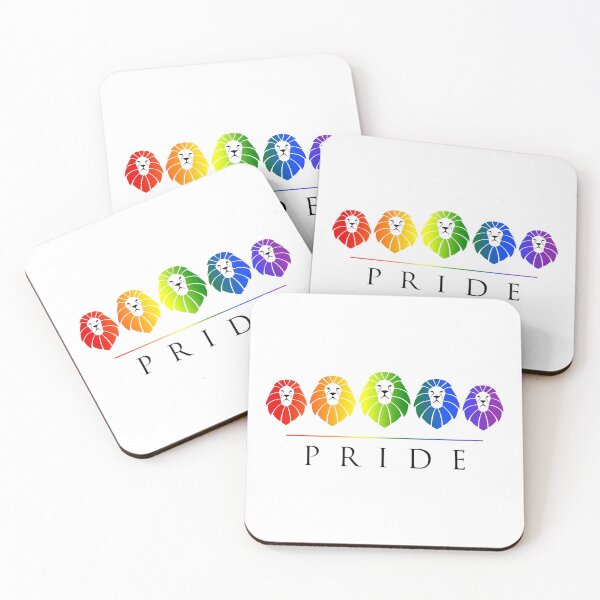 Item preview, Gay Pride Rainbow Lions designed and sold by SpoofTShirts.