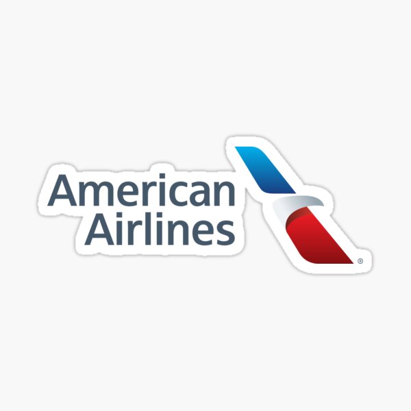 American Airlines Stickers Redbubble