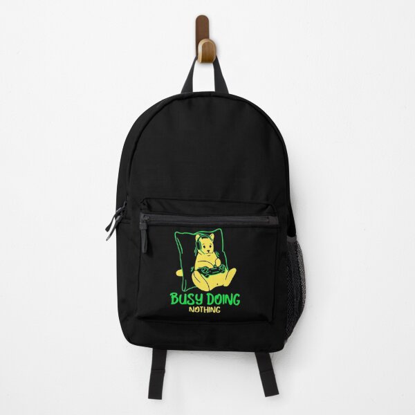 Item preview, BUSY DOING NOTHING Funny Sarcastic Meme Quote designed and sold by LevelUpMerch.