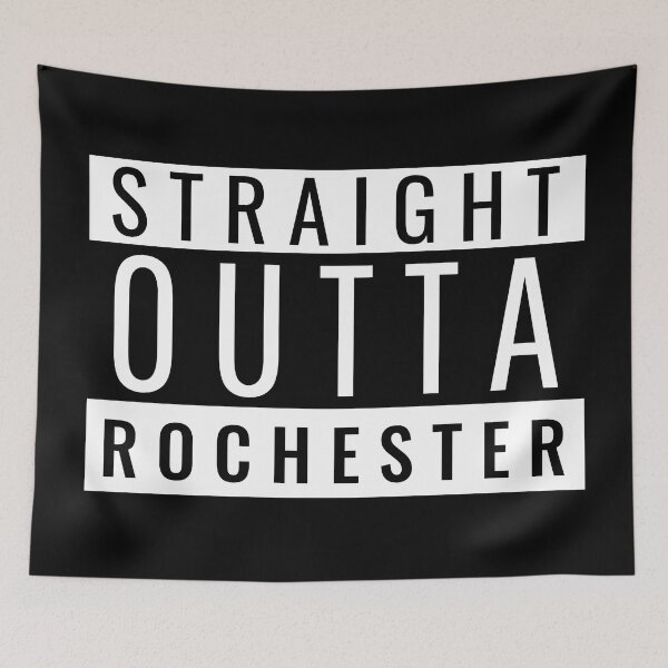 Item preview, Straight Outta Rochester designed and sold by Teelogic.