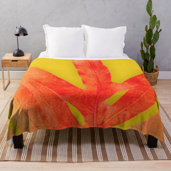 Item preview, Millenial Yellow and Red Fern designed and sold by ANoelleJay.