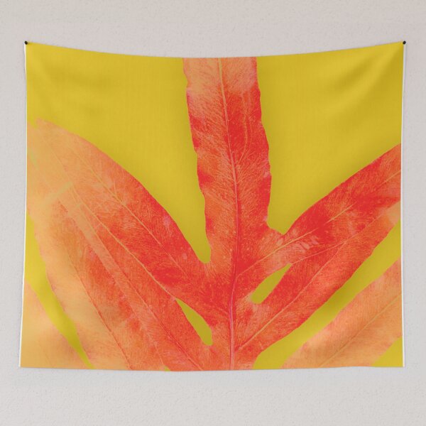 Item preview, Millenial Yellow and Red Fern designed and sold by ANoelleJay.