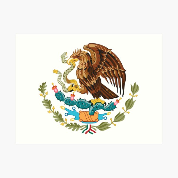 Mexico Coat of Arms Art Print