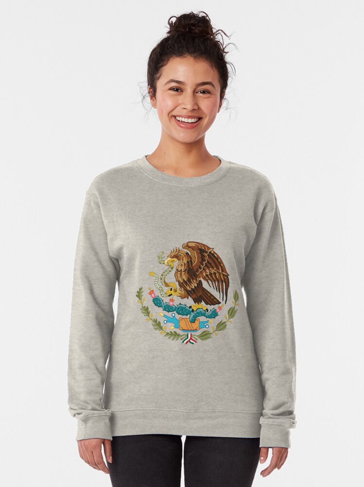 Alternate view of Mexico Coat of Arms Pullover Sweatshirt