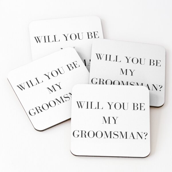 Item preview, Simple and Classy: Will You Be My Groomsman? designed and sold by Hennie Clough.