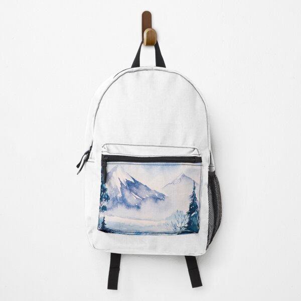 Item preview, Winter Mountains Watercolour designed and sold by VibrantGifts.