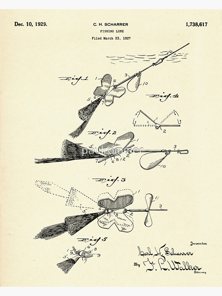 Fishing Lure Design, 1893 Patent