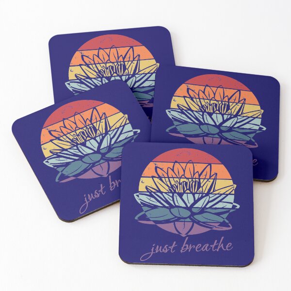 Item preview, Lotus Be Zen Meditation Sacred Geometry Vintage Retro Yoga designed and sold by WG-Factory.