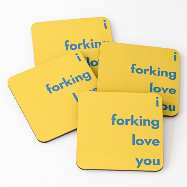 Item preview, I Forking Love You - The Good Place designed and sold by TheGoodPlaceOOC.