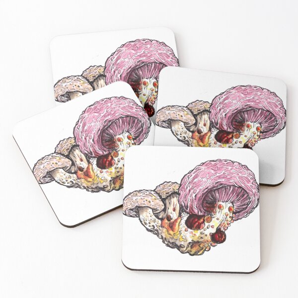 Item preview, Wrinkled Peach fungus  designed and sold by sadnettles.