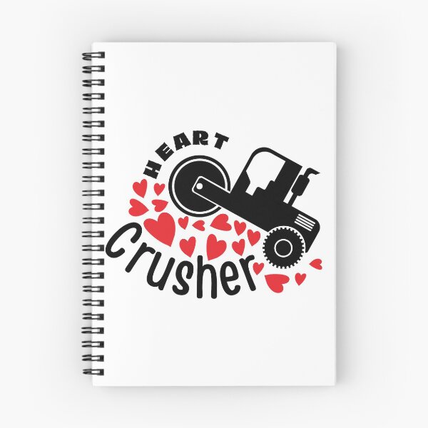 Item preview, Black road roller crushing heart.  designed and sold by hadkhanong.