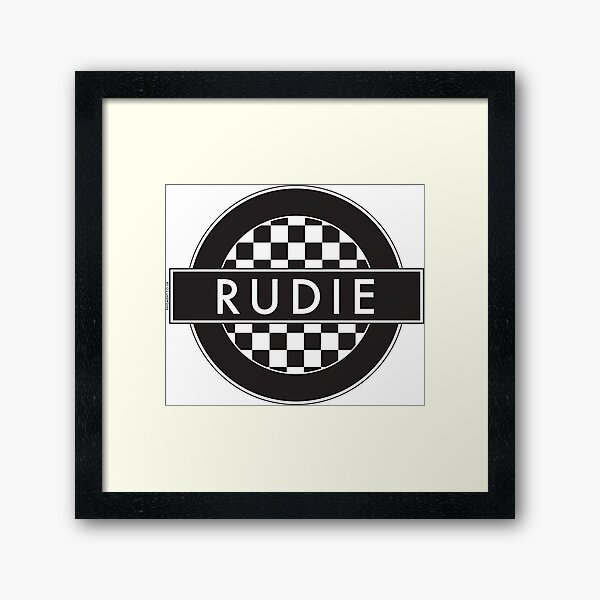 RUDIE - SKA / TWO TONE Framed Art Print