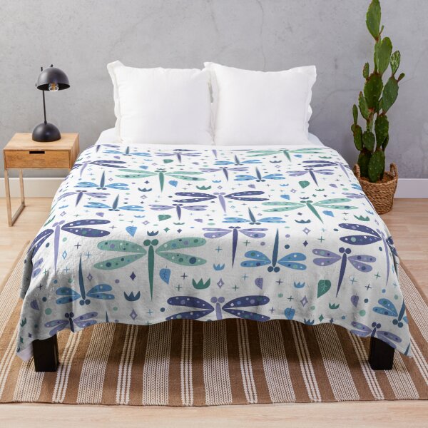 Item preview, Colorful dragonflies pattern designed and sold by Kate-shop.