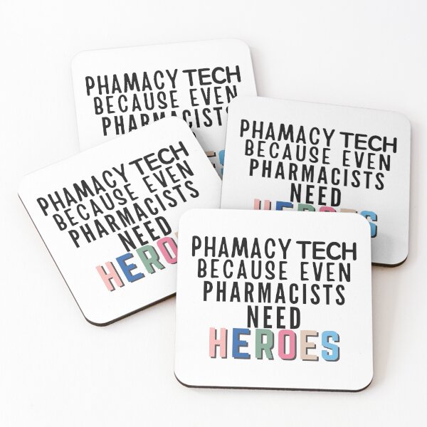 Item preview, Phamacy Tech Because Even Pharmacists Need Heroes for white mask designed and sold by dalypdesign.