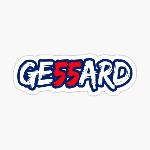 Steven Gerrard 55 titles Sticker