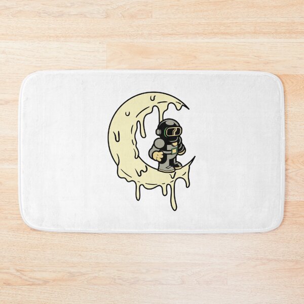 Item preview, Cute Astronaut Recluse Melting Moon designed and sold by mewsis.