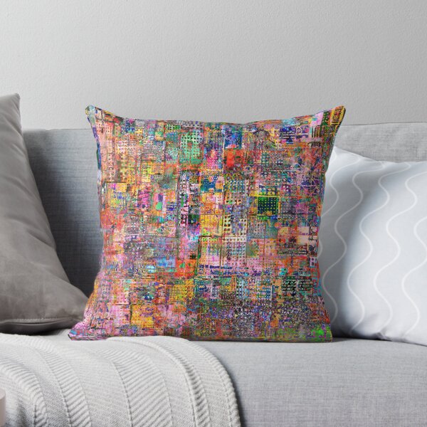 Zeitgeist Multicoloured Throw Pillow