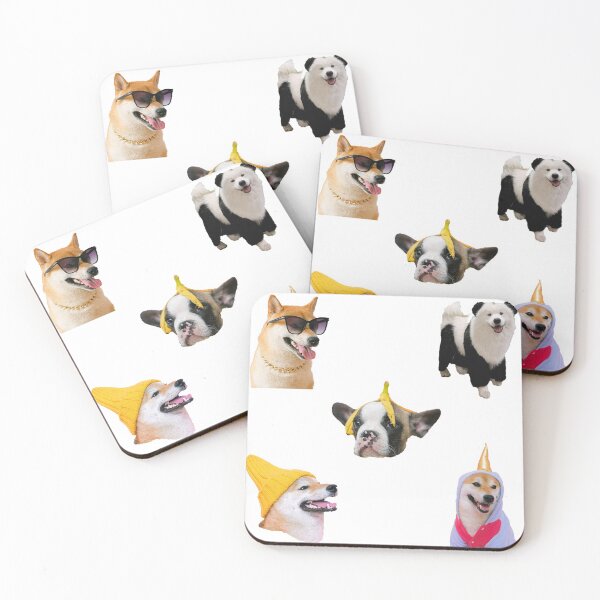 Item preview, funny dog sticker pack designed and sold by Ashi17.