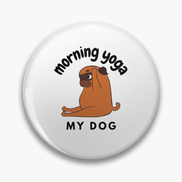 Item preview, Morning Yoga My Dog designed and sold by sasijaya.