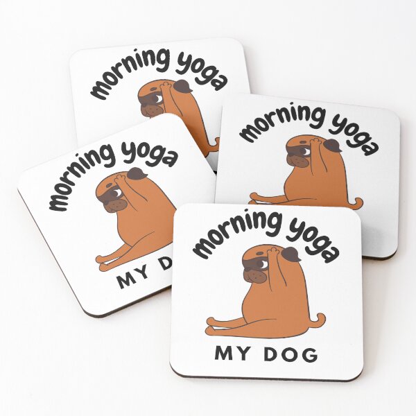 Item preview, Morning Yoga My Dog designed and sold by sasijaya.