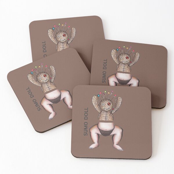 Item preview, SUMO DOLL by FrankenDuo coffee brown designed and sold by FrankenDuo.
