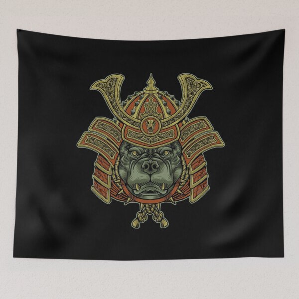 Item preview, pitbull ronin samurai designed and sold by akmalzone.