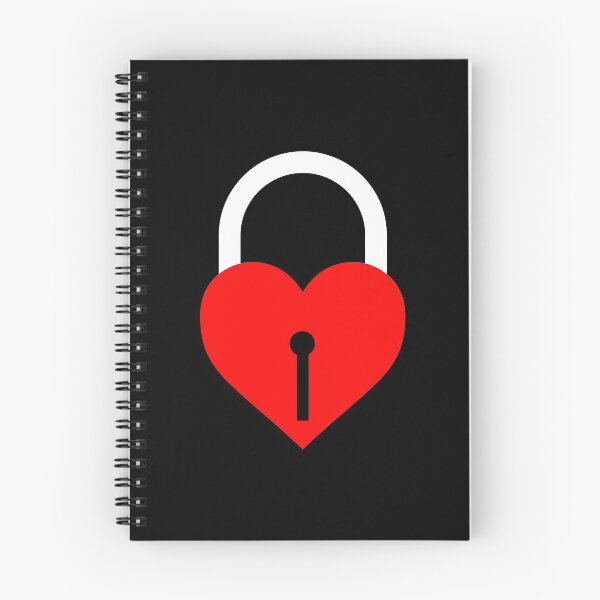 Item preview, Heart Lock Minimal Design (Valentine Collection) designed and sold by MinimalDM.