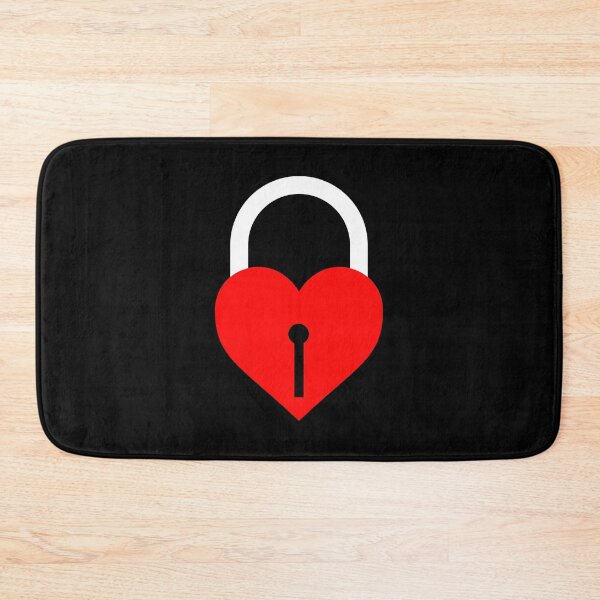 Item preview, Heart Lock Minimal Design (Valentine Collection) designed and sold by MinimalDM.