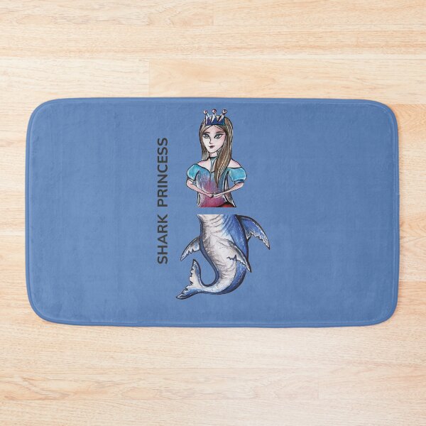 Item preview, SHARK PRINCESS by FrankenDuo havelock blue designed and sold by FrankenDuo.
