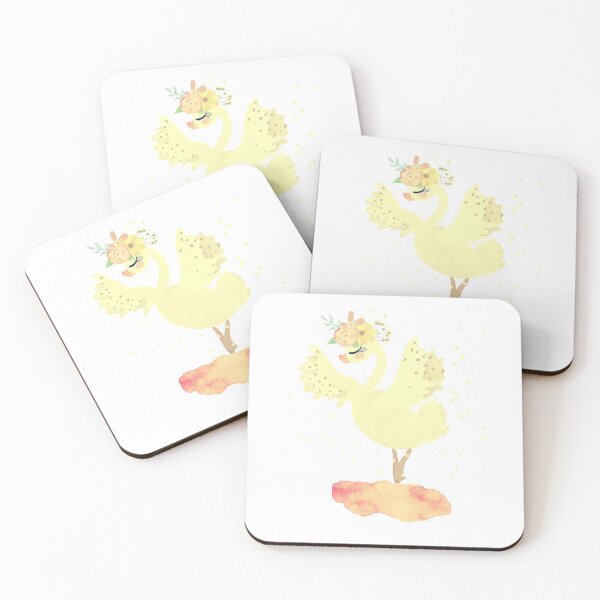 Item preview, Happy Mood Good Vibes Swan designed and sold by Simona Balan.
