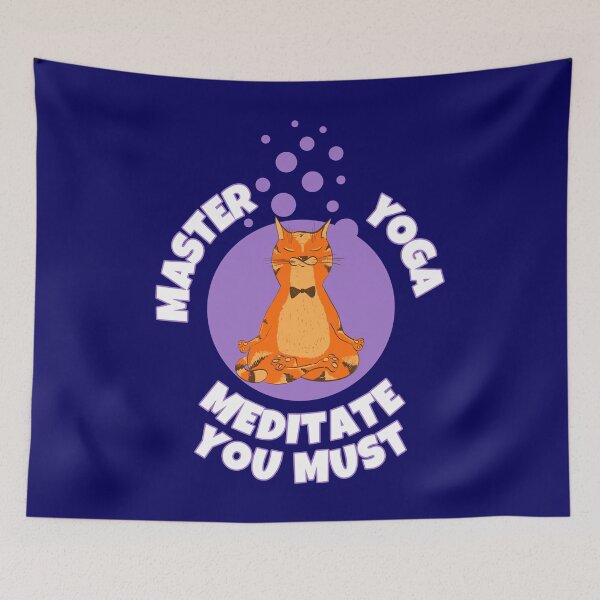 Item preview, Funny Master Yoga Be Zen Meditation Yoga Cat Lover Fan Gift designed and sold by WG-Factory.
