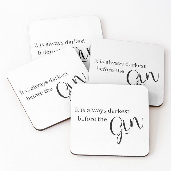 Item preview, It is always darkest before the gin designed and sold by newtralic.